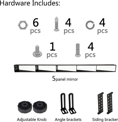 10L0L Golf Cart Mirror Packing List