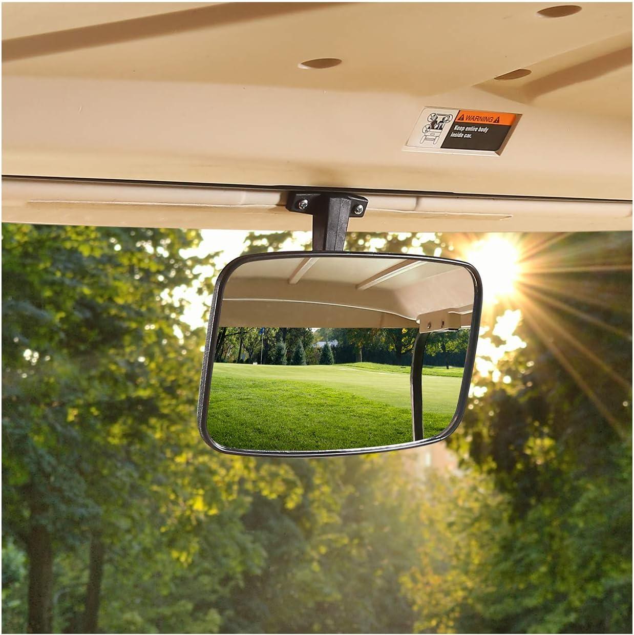 Universal Golf Cart Rear View Mirror fit for EZGO Club Car Yamaha - 10L0L - 10L0L