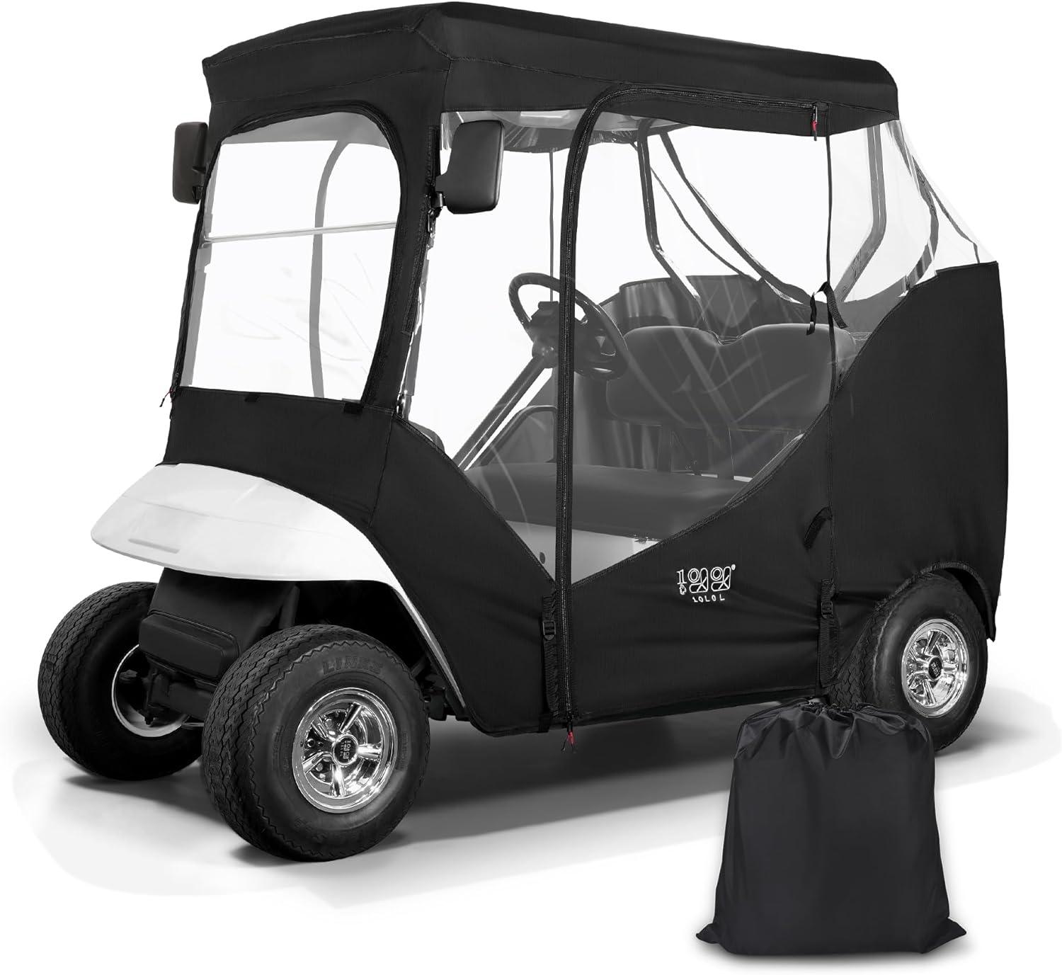 Waterproof Portable Golf Cart Enclosure for EZGO TXT RXV