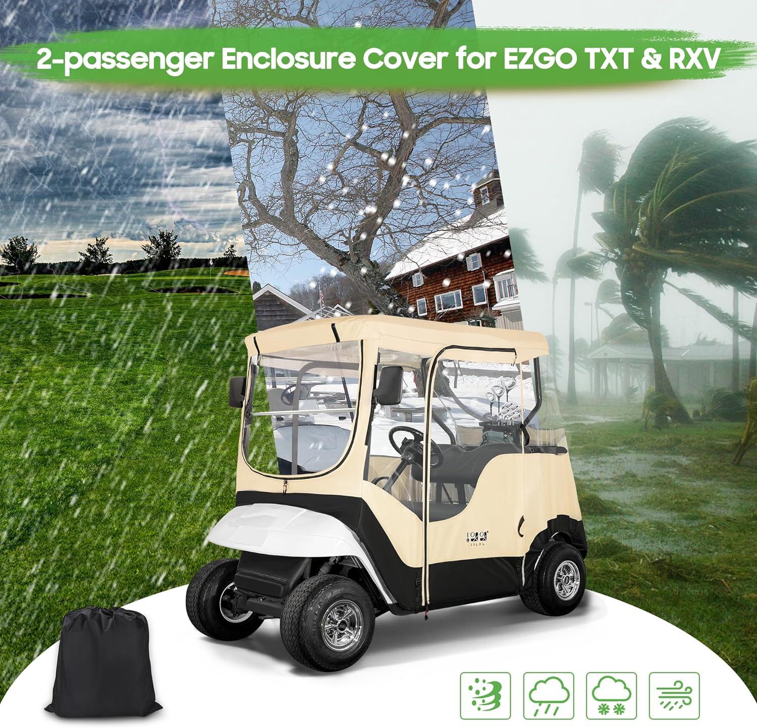 EZGO Golf Cart Enclosure for TXT & RXV - 10L0L