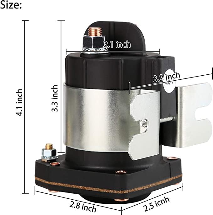 10L0L Golf Cart Solenoid Size