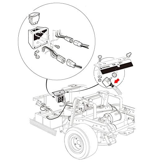 10L0L 48V Golf Cart Tow Run Switch