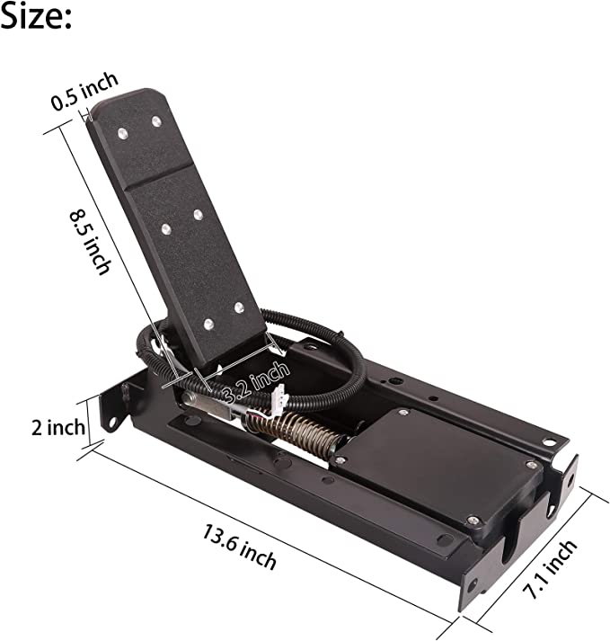 Accelerator Pedal Box Assembly for EZGO TXT 2000-up Electric (PDS Model only), 73333-G05 73333G05