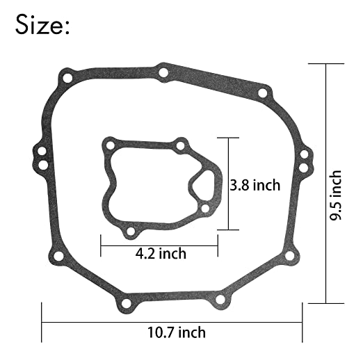 Valve Cover Gasket with Crankcase Gasket for Yamaha G2 G8 G9 G11 G14 J38-15451-02IC, J38-11193-00, J38-15451-01