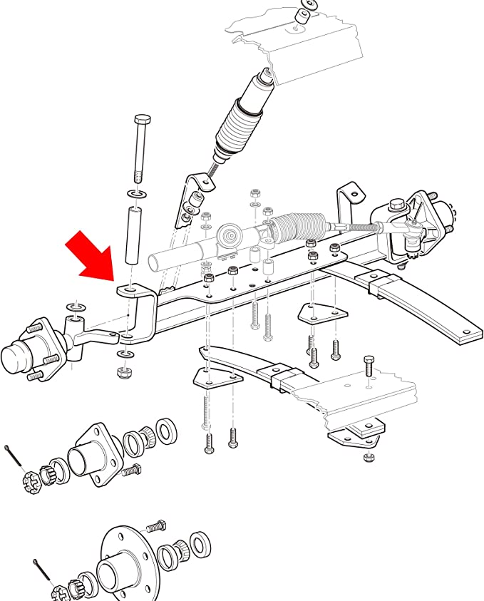 10L0L Golf Cart Front Axle Weldment Wiring diagram