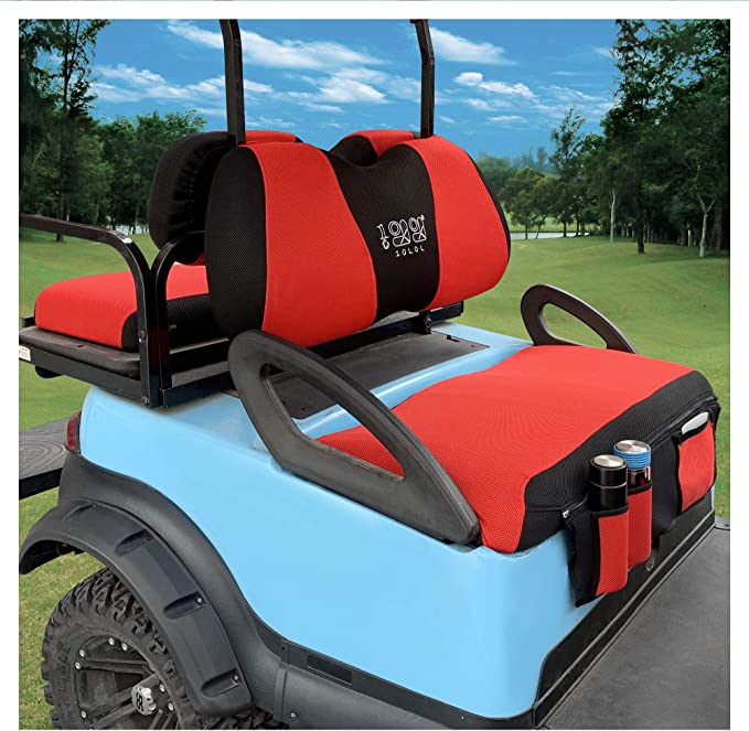 10L0L Golf Cart Seat Covers (Front and Rear) for Club Car Precedent & Yamaha, Golf Cart Seat Cover