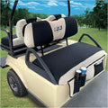 Golf cart seat cover black set