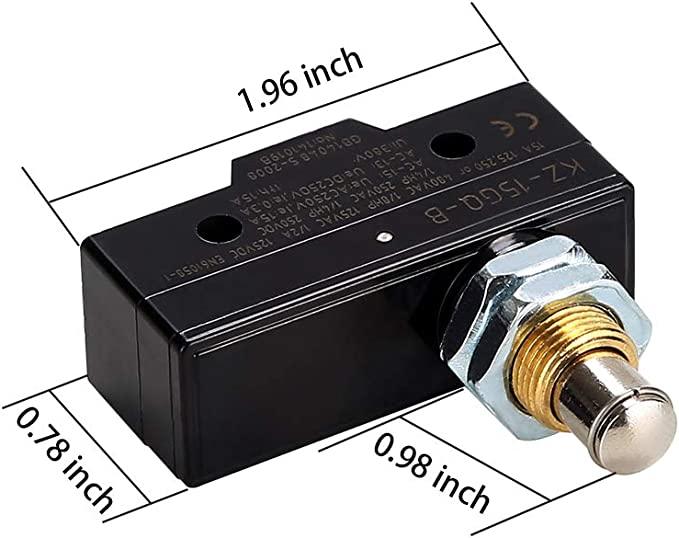 Golf Cart Brake Light Micro Switch Size