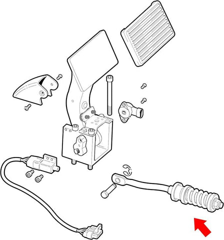Golf Cart Brake Pedal Return Spring