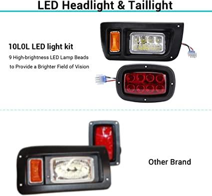 Golf Cart LED Light Kit Headlight and Taillight