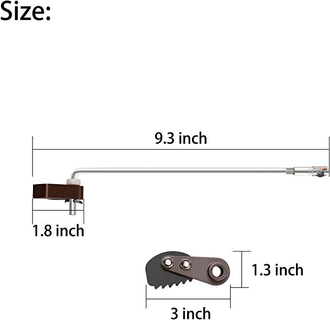 Park Brake Latch Size