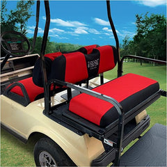 Golf cart seat cover red set