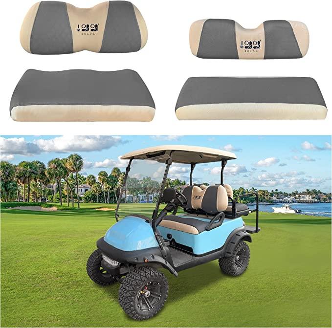 Golf cart seat cover gray