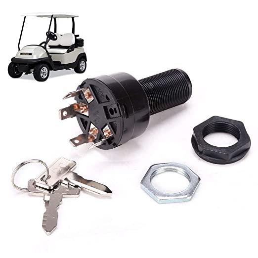 Golf Cart Starter Ignition Key Switch for Club Car Precedent Electric 2004 - Up -10L0L - 10L0L