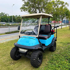 Golf Cart Windshield for Club Car Precedent, Portable Foldable PVC Clear Windshield