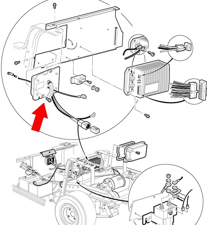 On Board Computer for Club Car Electric 48-Volt DS Regen II, DS, IQ 101909902 - 10L0L